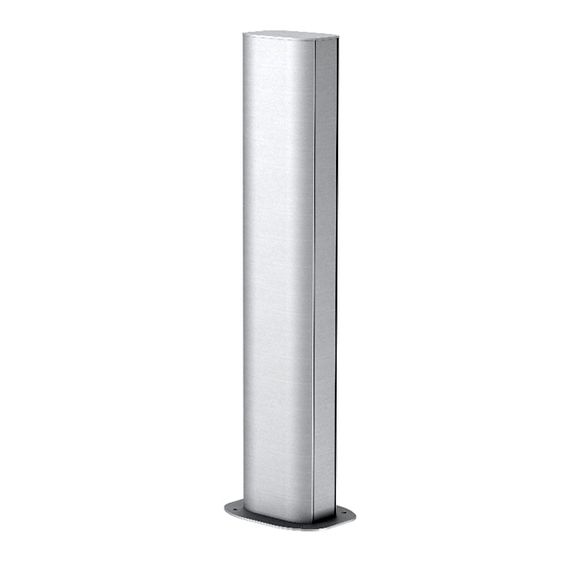Миниколонна алюминиевая 0.35м серый металлик RAL 9006